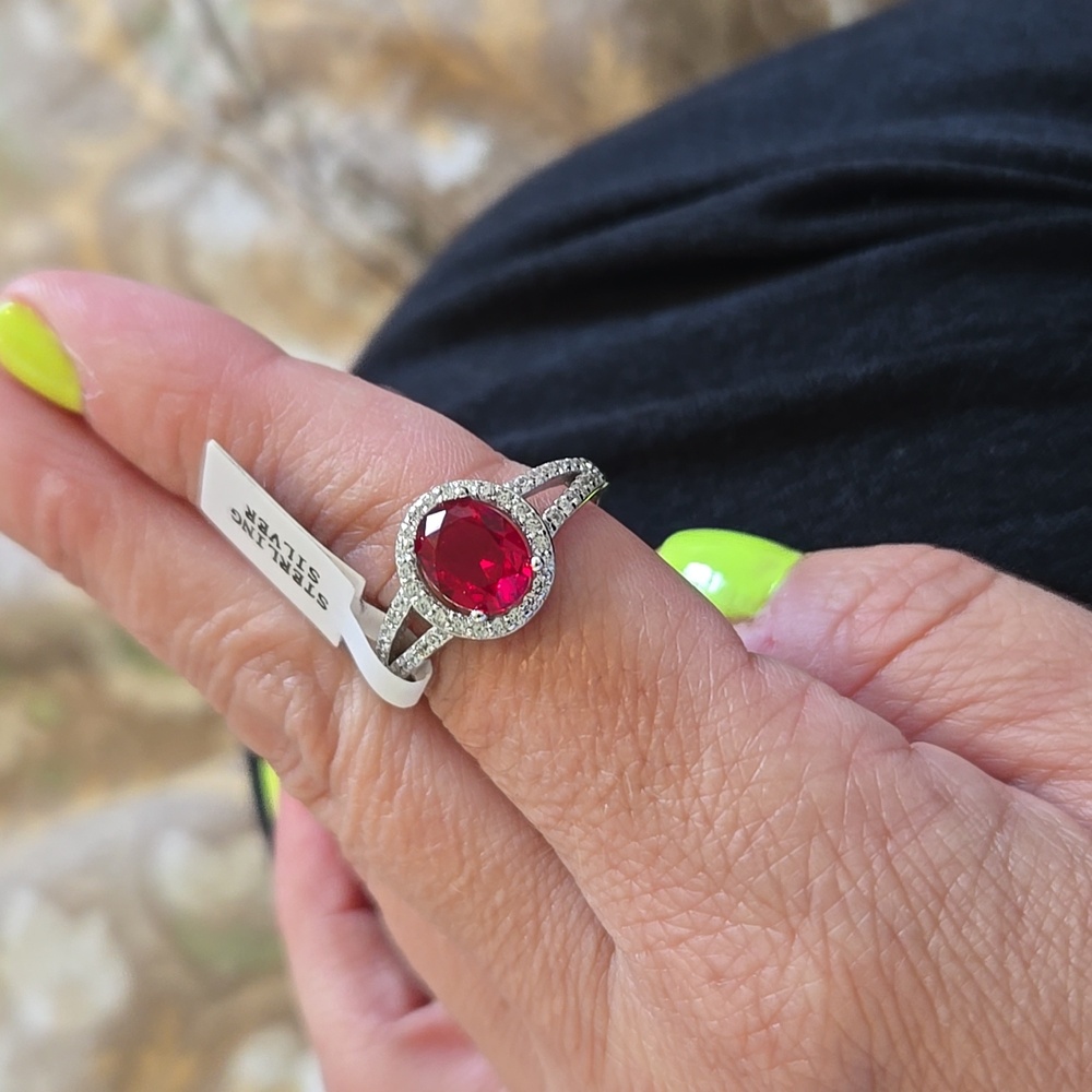 Silver Ruby Ring